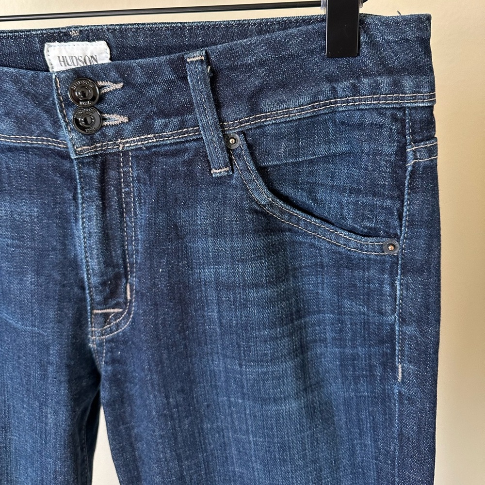 Hudson Jeans Beth Baby Bootcut in Jets Dark Wash Size 29 (Altered Inseam) - Picture 5 of 15